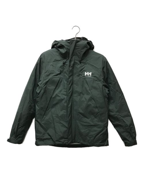 HELLY HANSEN（ヘリーハンセン）HELLY HANSEN (ヘリーハンセン) スカンザ 3ウェイ ジャケット グリーン サイズ:Mの古着・服飾アイテム