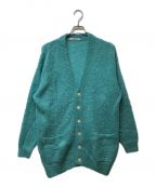 AURALEEオーラリー）の古着「BRUSHED SUPER KID MOHAIR KNIT LONG CARDIGAN」｜スカイブルー