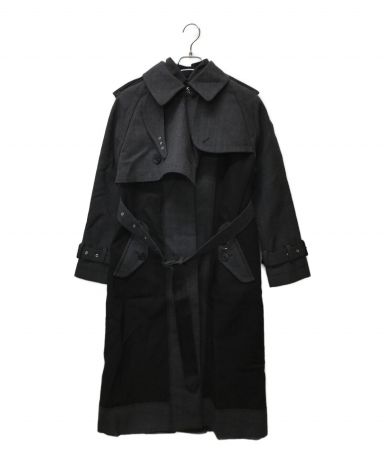 【中古・古着通販】sacai (サカイ) チェック ボンディング コート 