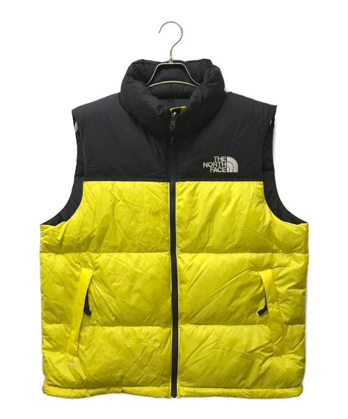 THE NORTH FACE（ザ ノース フェイス）THE NORTH FACE (ザ ノース フェイス) 1996レトロヌプシダウンベスト イエロー×ブラック サイズ:Lの古着・服飾アイテム