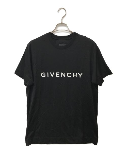 GIVENCHY（ジバンシィ）GIVENCHY (ジバンシィ) ブランドロゴ アーキタイプ オーバーサイズTシャツ ブラック サイズ:XSの古着・服飾アイテム