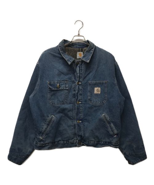 CarHartt（カーハート）CarHartt (カーハート) 裏ボアデニムジャケット インディゴ サイズ:表記なしの古着・服飾アイテム