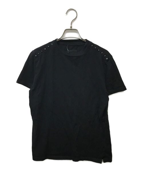 VALENTINO（ヴァレンティノ）VALENTINO (ヴァレンティノ) ロックスタッズTシャツ ブラック サイズ:表記なしの古着・服飾アイテム