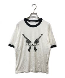 Thee Hysteric XXX（ジィ ヒステリックトリプルエックス）の古着「HYS BUTTERFLY リンガーTEE」｜ホワイト