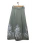 AMERI（アメリ）の古着「RIBBON EMBROIDERY SKIRT」｜グレー