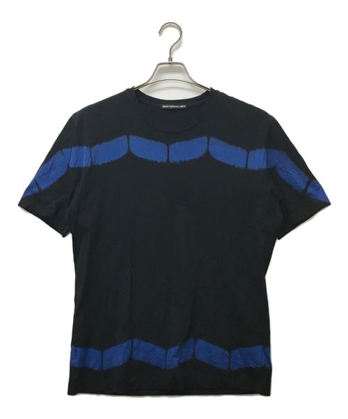 ISSEY MIYAKE MEN（イッセイミヤケメン）ISSEY MIYAKE MEN (イッセイミヤケメン) 染クルーネックTEE ブラック×ブルー サイズ:4の古着・服飾アイテム