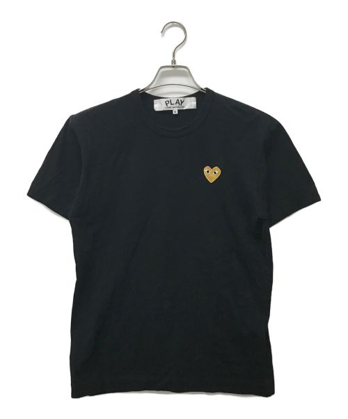 PLAY COMME des GARCONS（プレイ コムデギャルソン）PLAY COMME des GARCONS (プレイ コムデギャルソン) ハートワッペンTEE ブラック サイズ:Mの古着・服飾アイテム