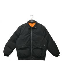 askyurself（アスクユアセルフ）の古着「Rapaired Bomber Jacket」｜ブラック