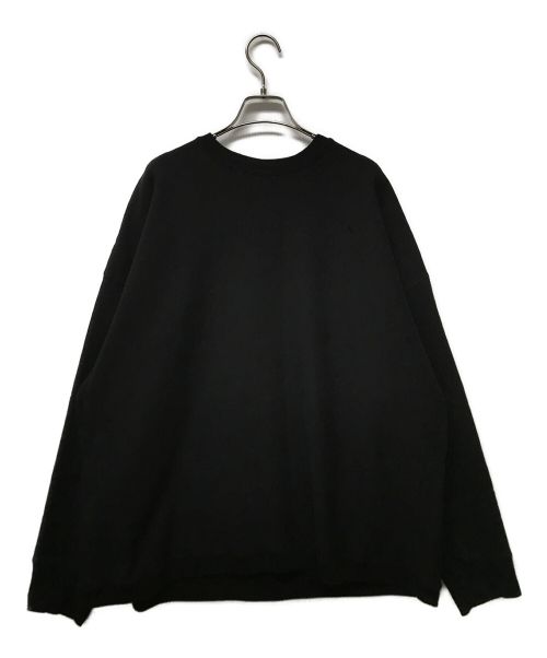 ATON（エイトン）ATON (エイトン) Garment Dyed Urake Oversized Pullover ブラック サイズ:06 未使用品の古着・服飾アイテム