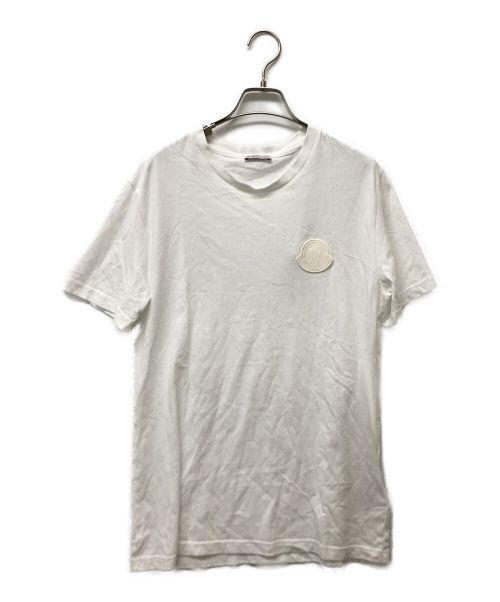 MONCLER（モンクレール）MONCLER (モンクレール) GIROCOLLO TEE ホワイト サイズ:Lの古着・服飾アイテム