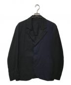 Yohji Yamamoto pour hommeヨウジヤマモト プールオム）の古着「テーラードジャケット」｜ブラック×ネイビー