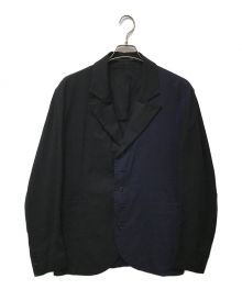 Yohji Yamamoto pour homme（ヨウジヤマモト プールオム）の古着「テーラードジャケット」｜ブラック×ネイビー