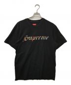 SUPREMEシュプリーム）の古着「フローラルアップリケTシャツ」｜ブラック