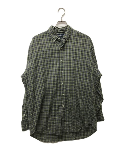 RALPH LAUREN（ラルフローレン）RALPH LAUREN (ラルフローレン) チェックBDシャツ グリーン サイズ:SIZE Lの古着・服飾アイテム