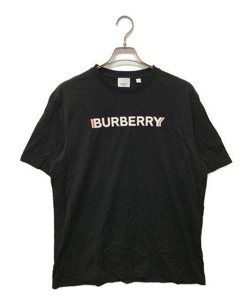 BURBERRY（バーバリー）BURBERRY (バーバリー) ロゴプリントTシャツ ブラック サイズ:Lの古着・服飾アイテム