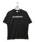 BURBERRY（バーバリー）の古着「ロゴプリントTシャツ」｜ブラック