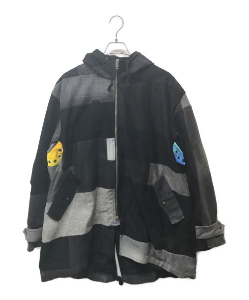 DIESEL（ディーゼル）DIESEL (ディーゼル) D-55PARKA ブラック サイズ:SIZE L 185/100Aの古着・服飾アイテム