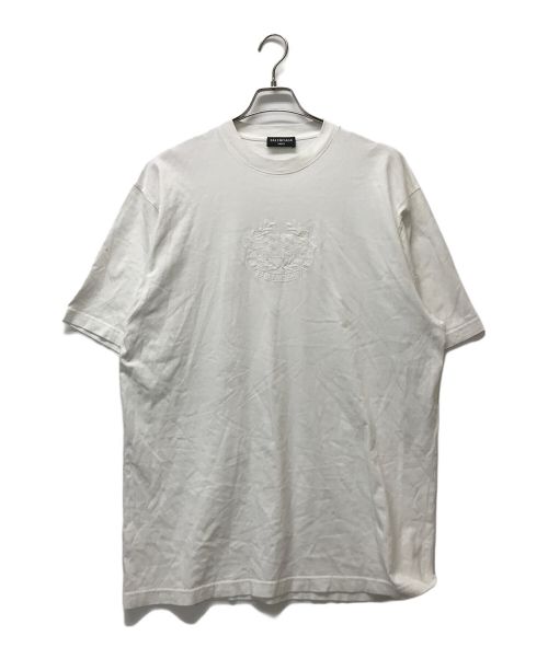 BALENCIAGA（バレンシアガ）BALENCIAGA (バレンシアガ) エンブレムロゴTEE ホワイト サイズ:XXSの古着・服飾アイテム