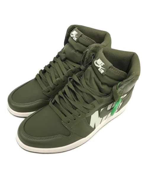 NIKE（ナイキ）NIKE (ナイキ) AIR JORDAN 1 RETRO HIGH OG OLIVE CANVAS/SAIL サイズ:us9 未使用品の古着・服飾アイテム