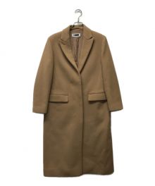 H BEAUTY&YOUTH（エイチ ビューティー&ユース）の古着「MELTON CHESTER COAT」｜ベージュ