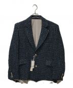 sulvamサルバム）の古着「Fancy tweed over jacket」｜ブルー