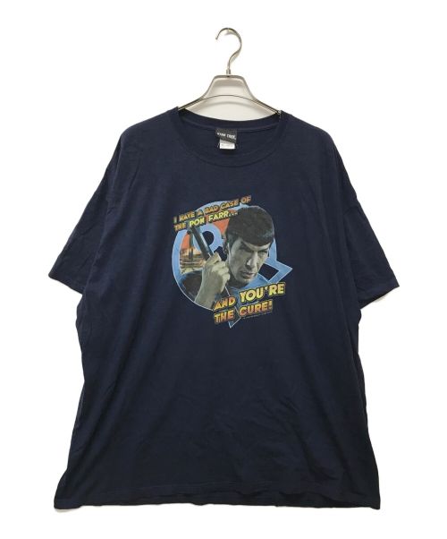 star trex（スタートレック）star trex (スタートレック) ミスタースポックムービーTEE ネイビー サイズ:3XLの古着・服飾アイテム