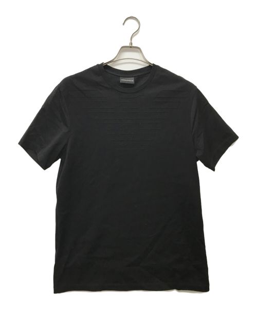 EMPORIO ARMANI（エンポリオアルマーニ）EMPORIO ARMANI (エンポリオアルマーニ) Tシャツ ブラック サイズ:Ｌの古着・服飾アイテム