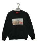 SUPREMEシュプリーム）の古着「Aerial Crewneck」｜ブラック