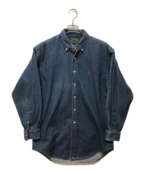 POLO COUNTRY（ポロカントリー）POLO COUNTRY (ポロカントリー) デニムシャツ POLO COUNTRY インディゴ サイズ:SIZE Mの古着・服飾アイテム