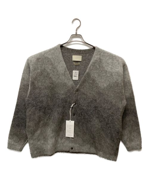 YOKE（ヨーク）YOKE (ヨーク) GRADATION JACQUARD CARDIGAN グレー サイズ:2 未使用品の古着・服飾アイテム