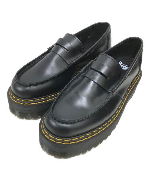 Dr.Martens（ドクターマーチン）Dr.Martens (ドクターマーチン) ペントンダブルステッチローファー ブラック サイズ:us9の古着・服飾アイテム