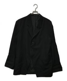 Yohji Yamamoto pour homme（ヨウジヤマモト プールオム）の古着「シワギャバ左右脇ファスナージャケット」｜ブラック