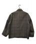 AURALEE (オーラリー) DOUBLE FACE CHECK ZIP BLOUSON ブラウン サイズ:4：32800円