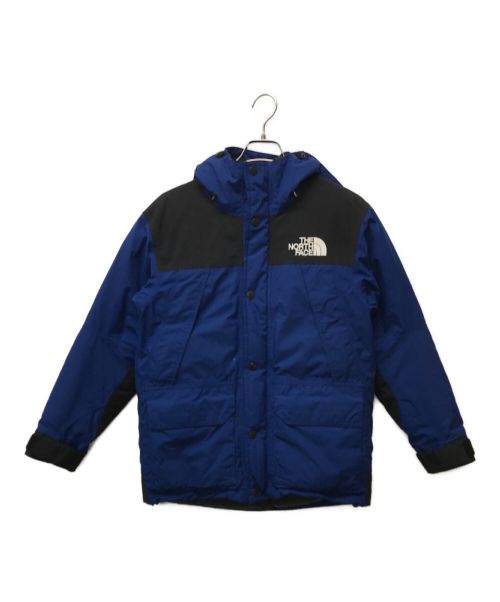 THE NORTH FACE（ザ ノース フェイス）THE NORTH FACE (ザ ノース フェイス) マウンテンダウンパーカー ブラック×ブルー サイズ:XSの古着・服飾アイテム