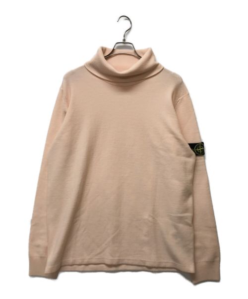 STONE ISLAND（ストーンアイランド）STONE ISLAND (ストーンアイランド) タートルネックニット ライトピンク サイズ:XXLの古着・服飾アイテム