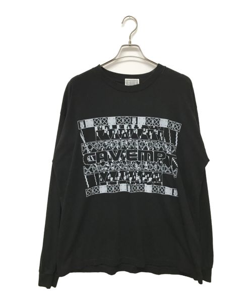 C.E（シーイー キャブエンプト）C.E (シーイー キャブエンプト) ALIGNING BIG LONG SLEEVE T ブラック サイズ:SIZE Lの古着・服飾アイテム