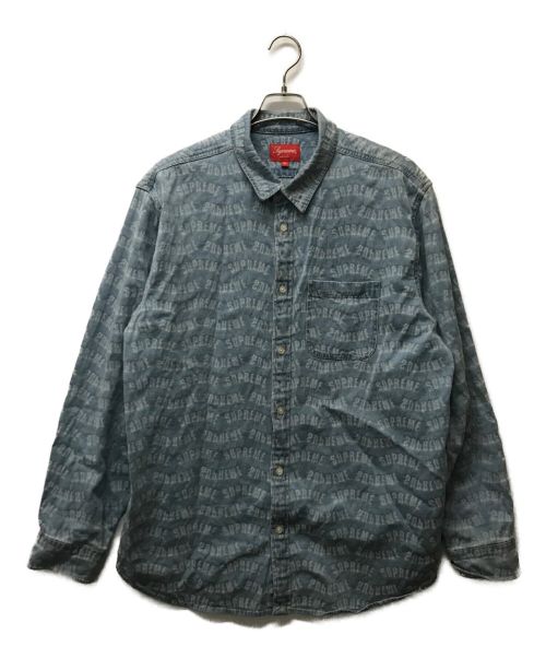 SUPREME（シュプリーム）Supreme (シュプリーム) アーチロゴデニムシャツ インディゴ サイズ:XLの古着・服飾アイテム