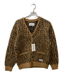 WACKO MARIA（ワコマリア）の古着「LEOPARD HEAVY MOHAIR CARDIGAN」｜ブラウン