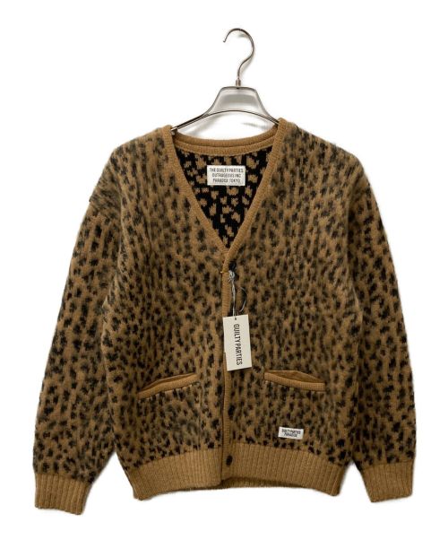 WACKO MARIA（ワコマリア）WACKO MARIA (ワコマリア) LEOPARD HEAVY MOHAIR CARDIGAN ブラウン サイズ:Sの古着・服飾アイテム