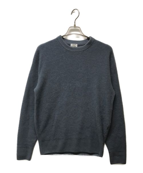 MAATEE&SONS（マーティーアンドサンズ）MAATEE&SONS (マーティーアンドサンズ) cashmere pullover sweater ブルー サイズ:Mの古着・服飾アイテム