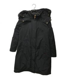 WOOLRICH×IENA（ウールリッチ×イエナ）の古着「ファー付ダウンコート」｜ブラック