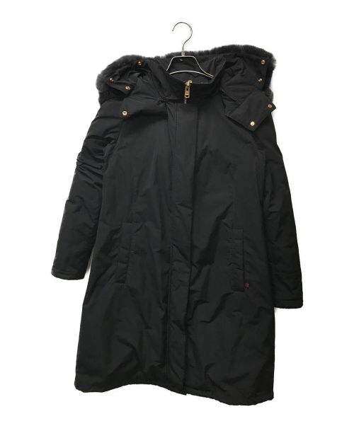 WOOLRICH（ウールリッチ）WOOLRICH (ウールリッチ) IENA (イエナ) ファー付ダウンコート ブラック サイズ:Sの古着・服飾アイテム