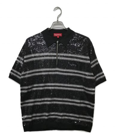 [中古]SUPREME(シュプリーム)のメンズ トップス スパンコールジップポロシャツ