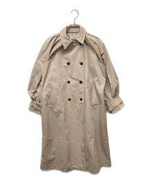 Cara BY KATRIN TOKYO（カーラバイカトリントーキョー）の古着「2way balloon sleeve middle trench coat」｜ベージュ