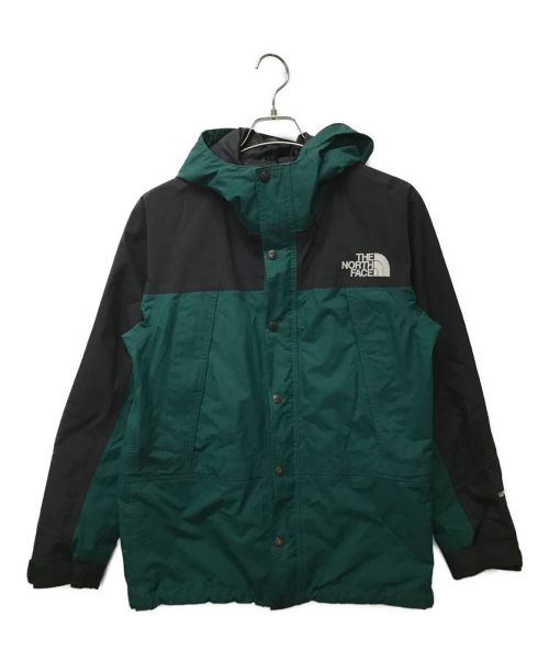 THE NORTH FACE（ザ ノース フェイス）THE NORTH FACE (ザ ノース フェイス) マウンテンライトジャケット グリーン×ブラック サイズ:Mの古着・服飾アイテム