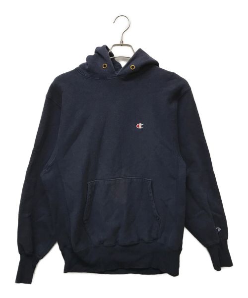 Champion（チャンピオン）Champion (チャンピオン) リバースウィーヴパーカー ネイビー サイズ:Lの古着・服飾アイテム