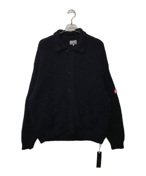 C.E（シーイー キャブエンプト）C.E (シーイー) COLLARED KNIT CARDIGAN ネイビー サイズ:XLの古着・服飾アイテム