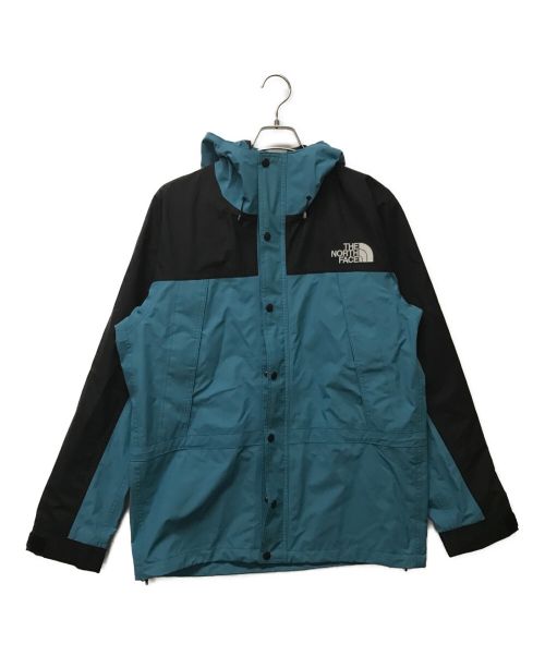 THE NORTH FACE（ザ ノース フェイス）THE NORTH FACE (ザ ノース フェイス) マウンテンライトジャケット ブルー×ブラック サイズ:XLの古着・服飾アイテム