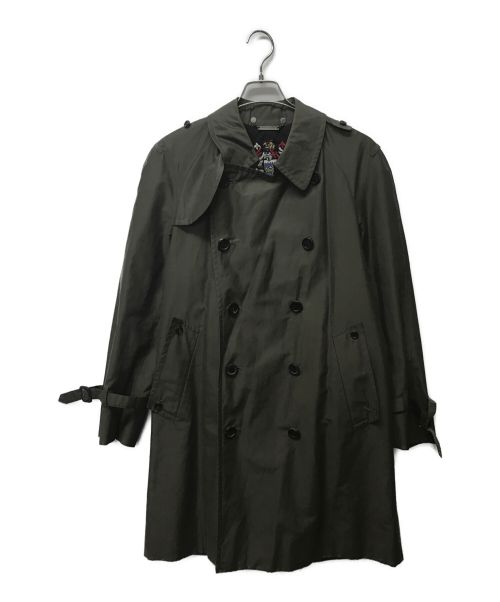 Aquascutum（アクアスキュータム）Aquascutum (アクアスキュータム) トレンチコート オリーブ サイズ:Sの古着・服飾アイテム