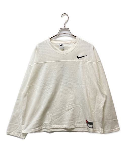 NIKE（ナイキ）NIKE (ナイキ) stussy (ステューシー) コラボメッシュカットソー ホワイト サイズ:XL 未使用品の古着・服飾アイテム